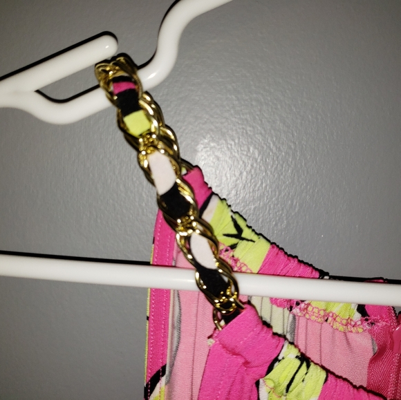 Kaari Blue Lady's Sleeveless Sundress with Grecian Neckline - Picture 4 of 4